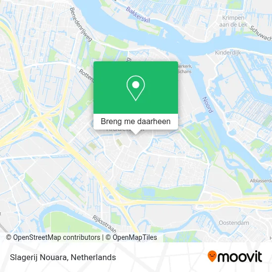 Slagerij Nouara kaart
