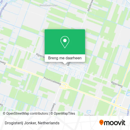 Drogisterij Jonker kaart