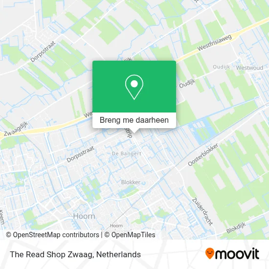 The Read Shop Zwaag kaart