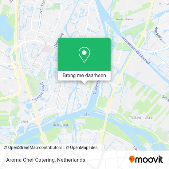 Aroma Chef Catering kaart