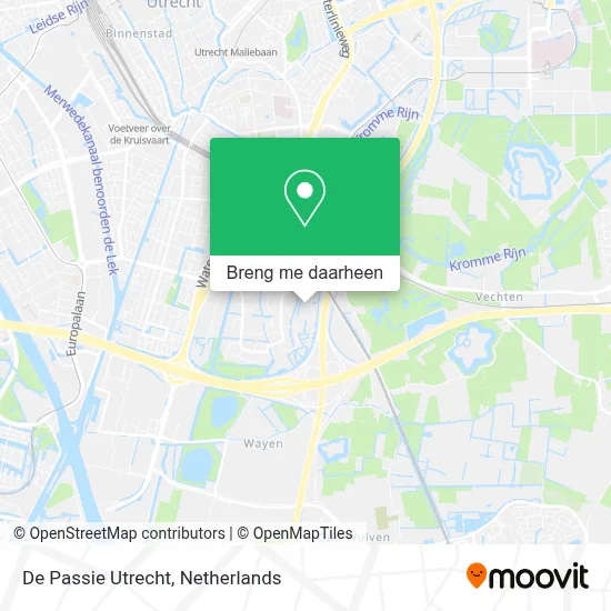 De Passie Utrecht kaart