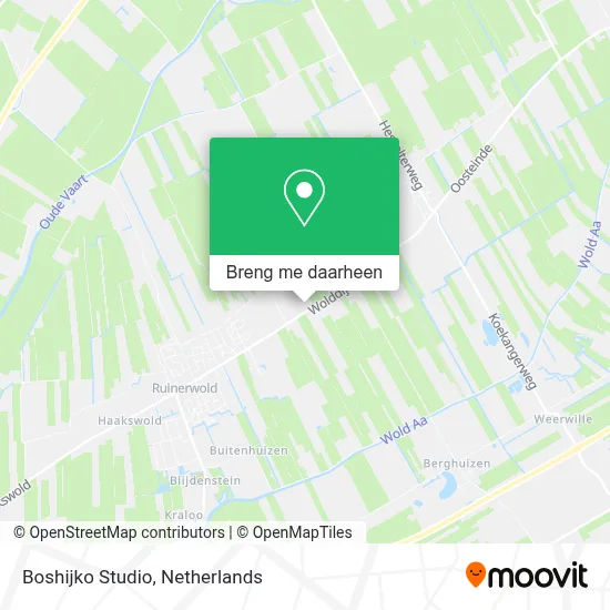Boshijko Studio kaart