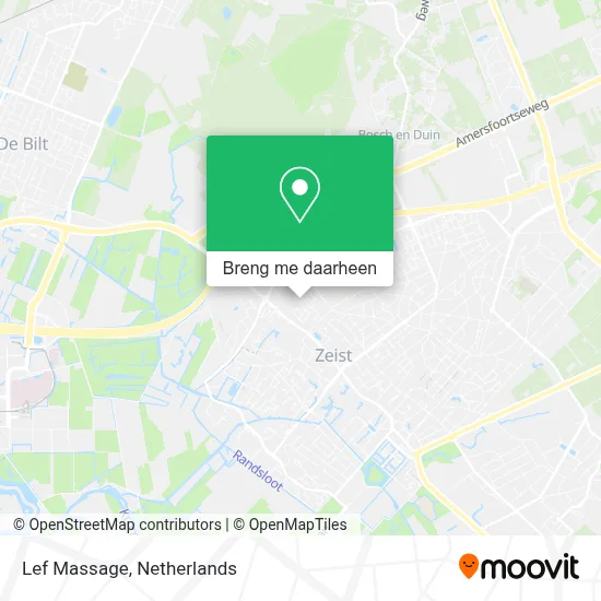 Lef Massage kaart