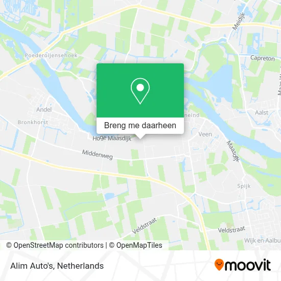 Alim Auto's kaart