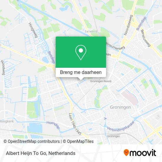 Albert Heijn To Go kaart