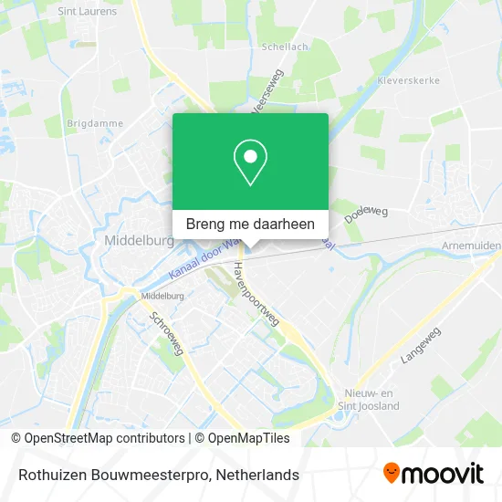 Rothuizen Bouwmeesterpro kaart