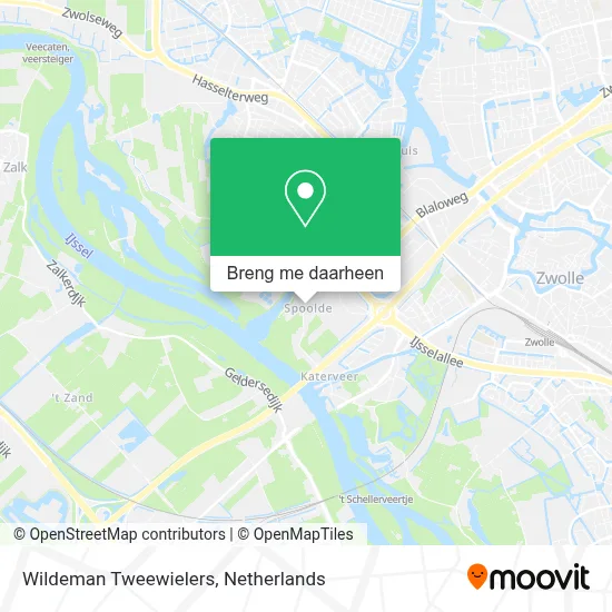 Wildeman Tweewielers kaart
