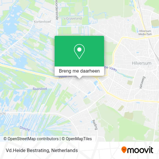 Vd.Heide Bestrating kaart