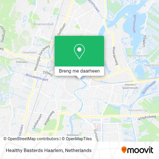 Healthy Basterds Haarlem kaart