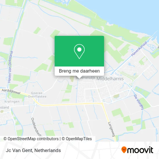 Jc Van Gent kaart