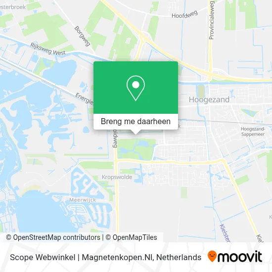 Scope Webwinkel | Magnetenkopen.Nl kaart
