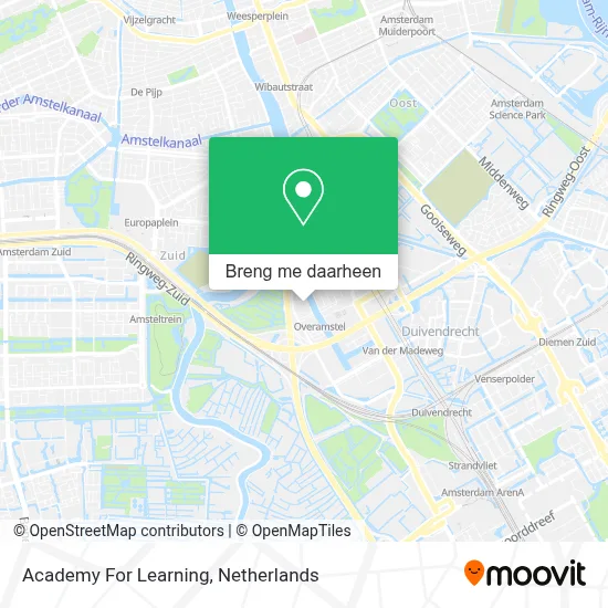 Academy For Learning kaart