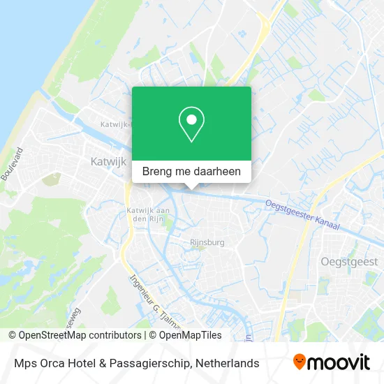 Mps Orca Hotel & Passagierschip kaart