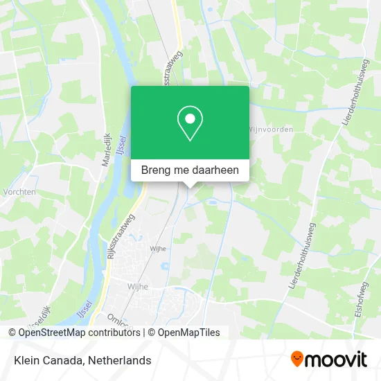 Klein Canada kaart