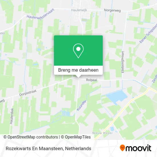 Rozekwarts En Maansteen kaart