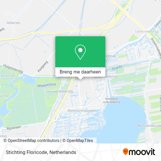 Stichting Floricode kaart