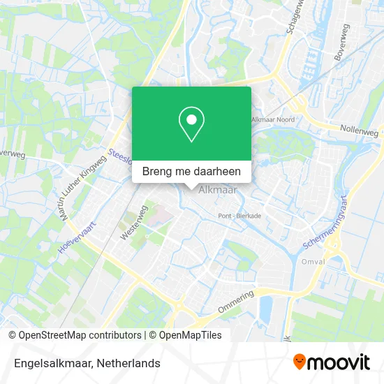 Engelsalkmaar kaart