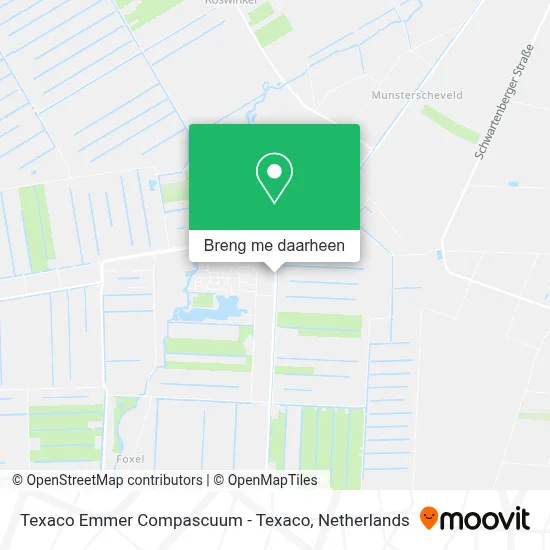 Texaco Emmer Compascuum - Texaco kaart