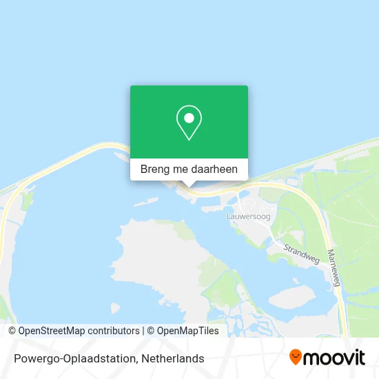 Powergo-Oplaadstation kaart