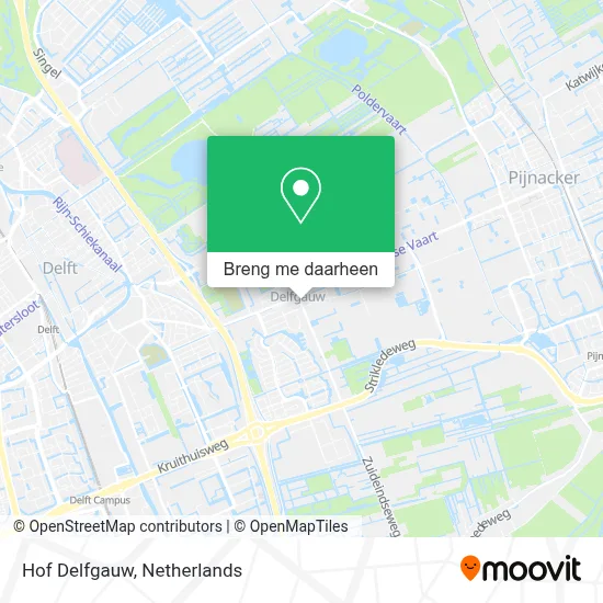 Hof Delfgauw kaart