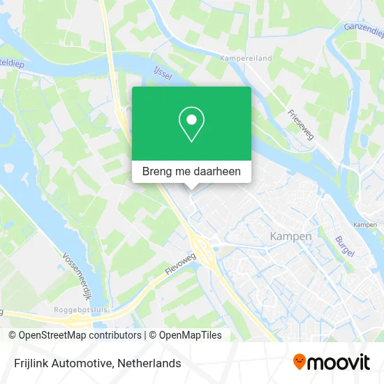 Frijlink Automotive kaart
