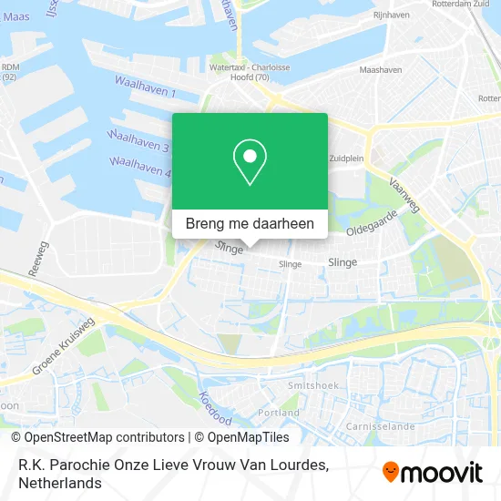 R.K. Parochie Onze Lieve Vrouw Van Lourdes kaart