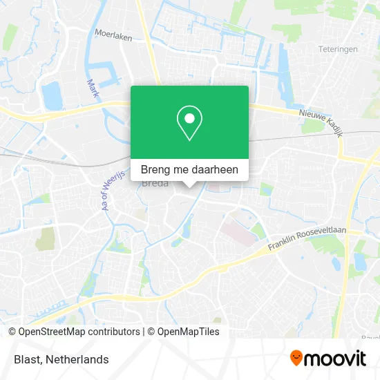 Blast kaart