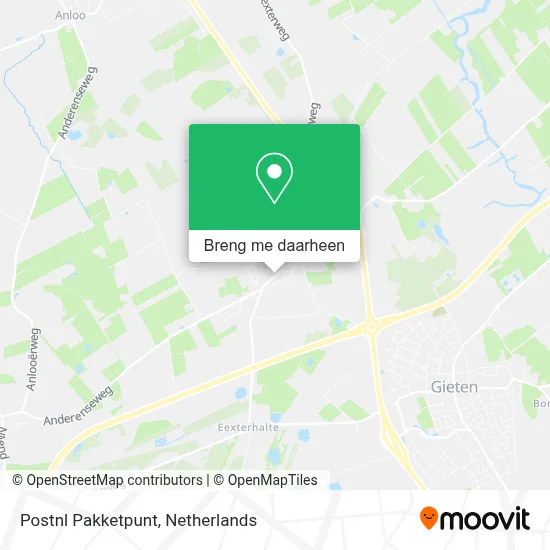 Postnl Pakketpunt kaart