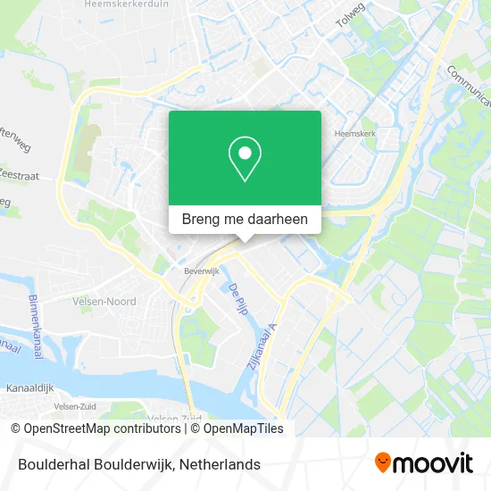 Boulderhal Boulderwijk kaart