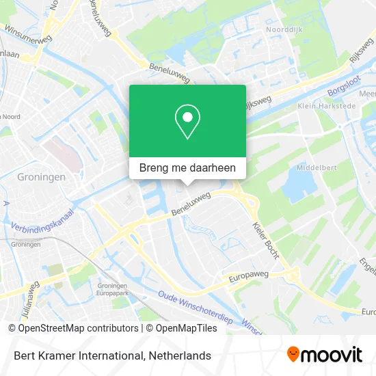 Bert Kramer International kaart