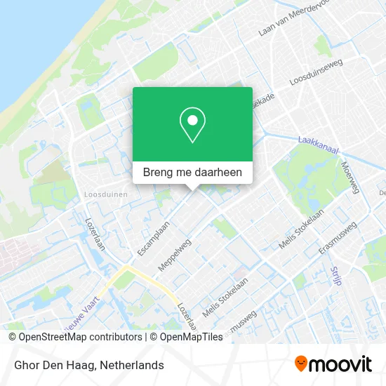 Ghor Den Haag kaart