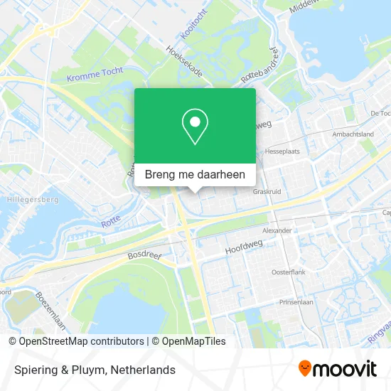 Spiering & Pluym kaart