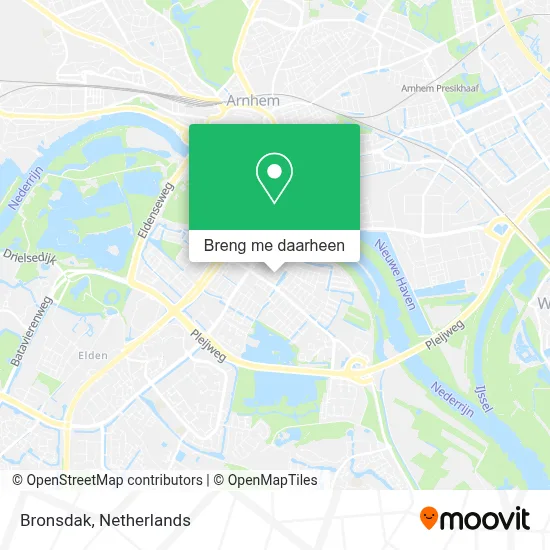 Bronsdak kaart
