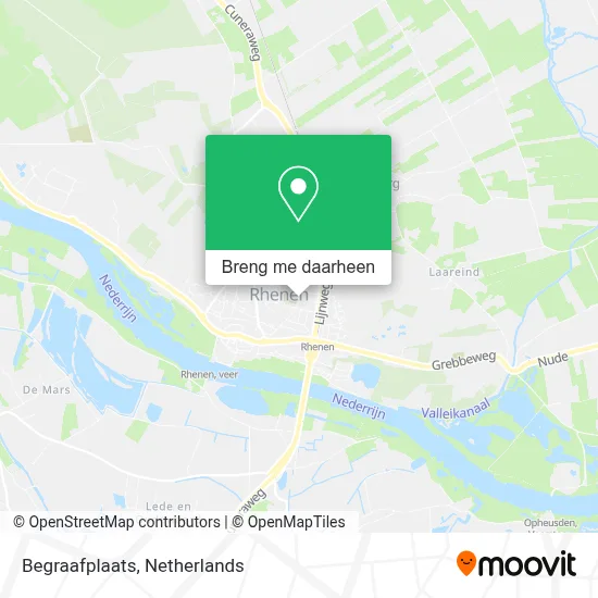 Begraafplaats kaart