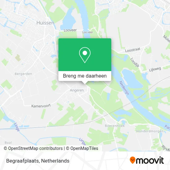 Begraafplaats kaart