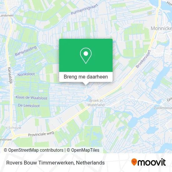 Rovers Bouw Timmerwerken kaart