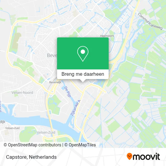 Capstore kaart