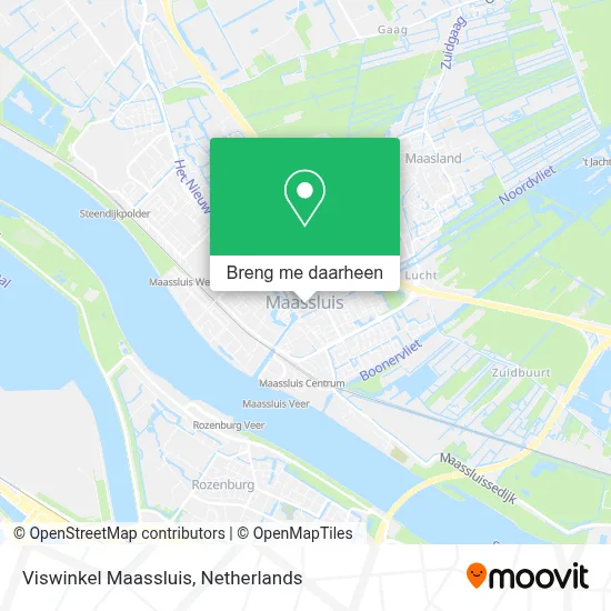 Viswinkel Maassluis kaart