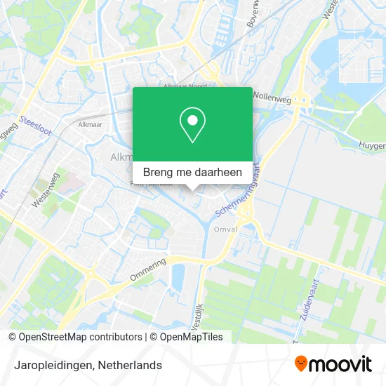 Jaropleidingen kaart