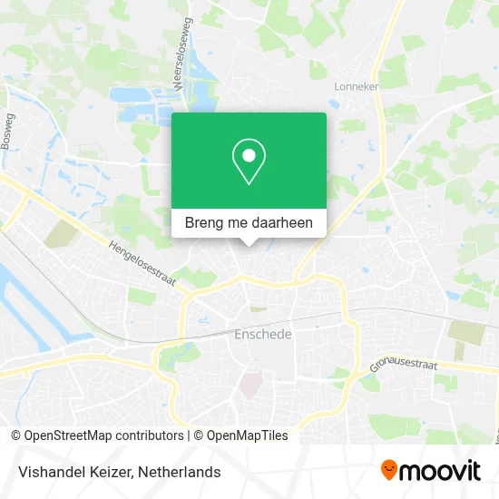 Vishandel Keizer kaart