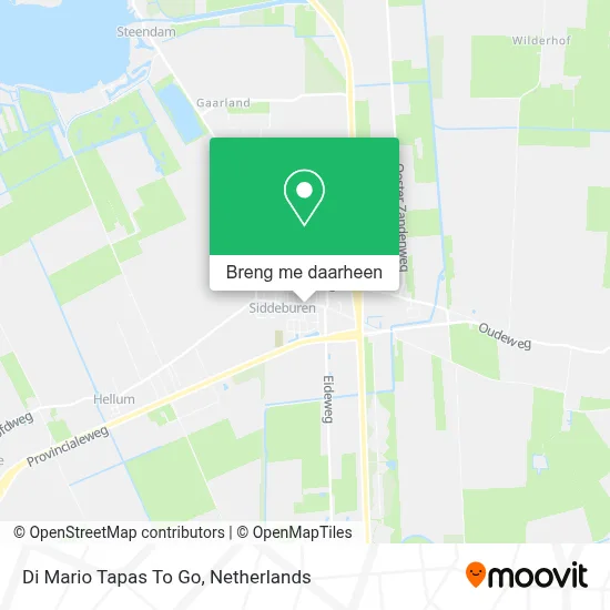 Di Mario Tapas To Go kaart