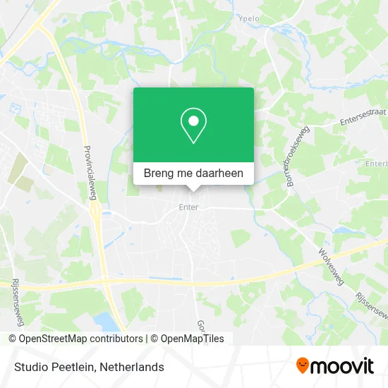 Studio Peetlein kaart