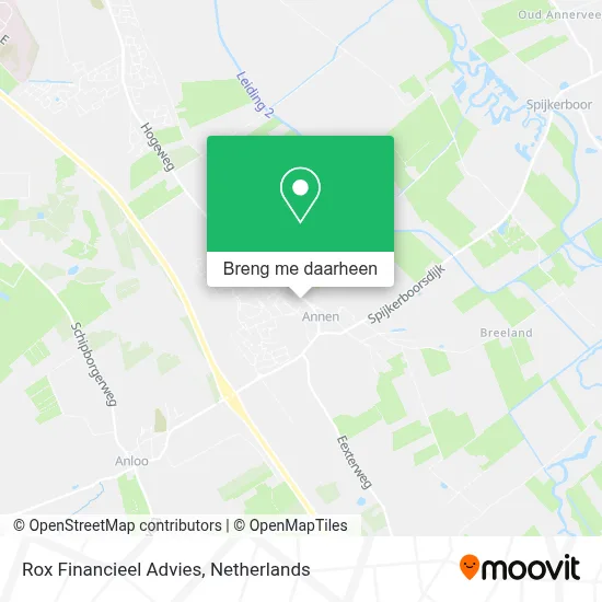 Rox Financieel Advies kaart