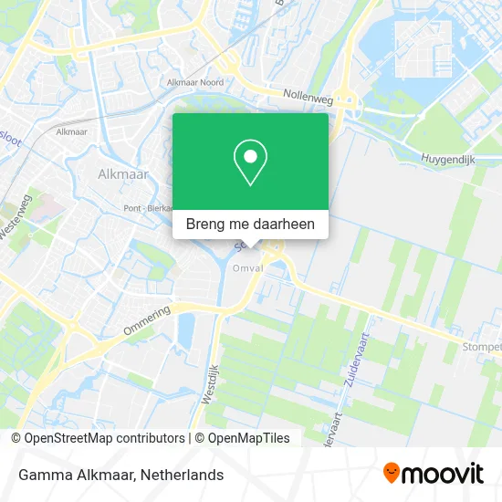 Gamma Alkmaar kaart