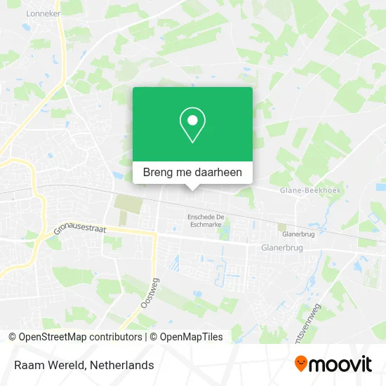 Raam Wereld kaart