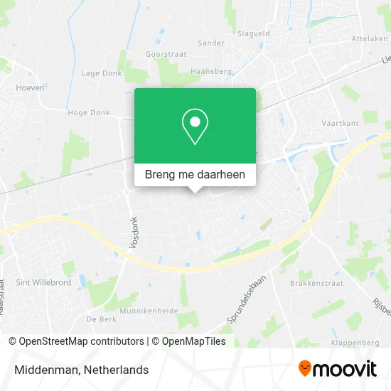 Middenman kaart