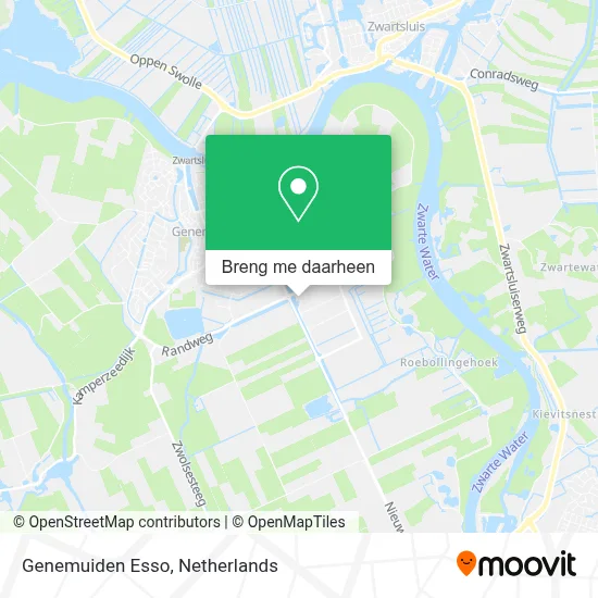 Genemuiden Esso kaart
