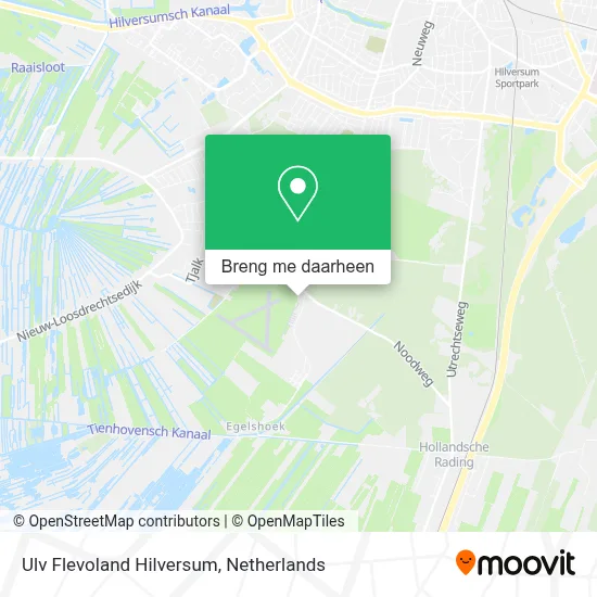 Ulv Flevoland Hilversum kaart