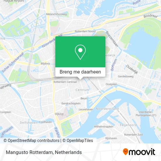 Mangusto Rotterdam kaart