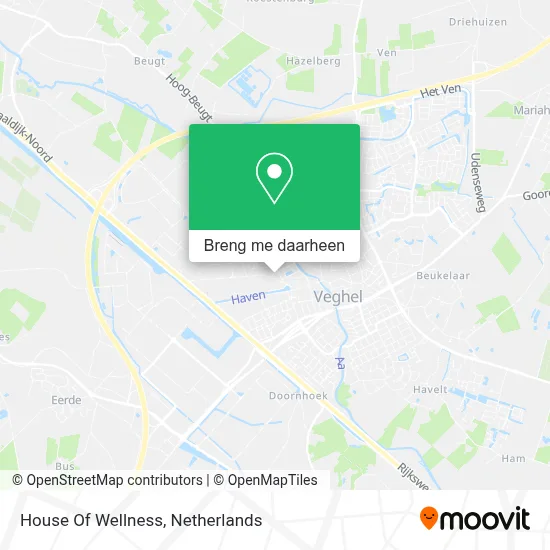 House Of Wellness kaart